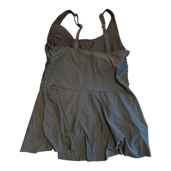 ATHENA Women's Standard Ruffle Waist Swimsuit Tankini Top - Picture 8 of 12